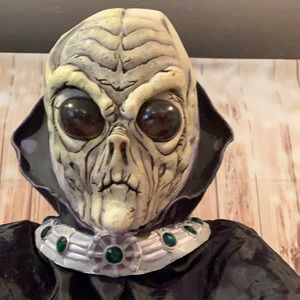 Alien Costume with Black and Cream Colors